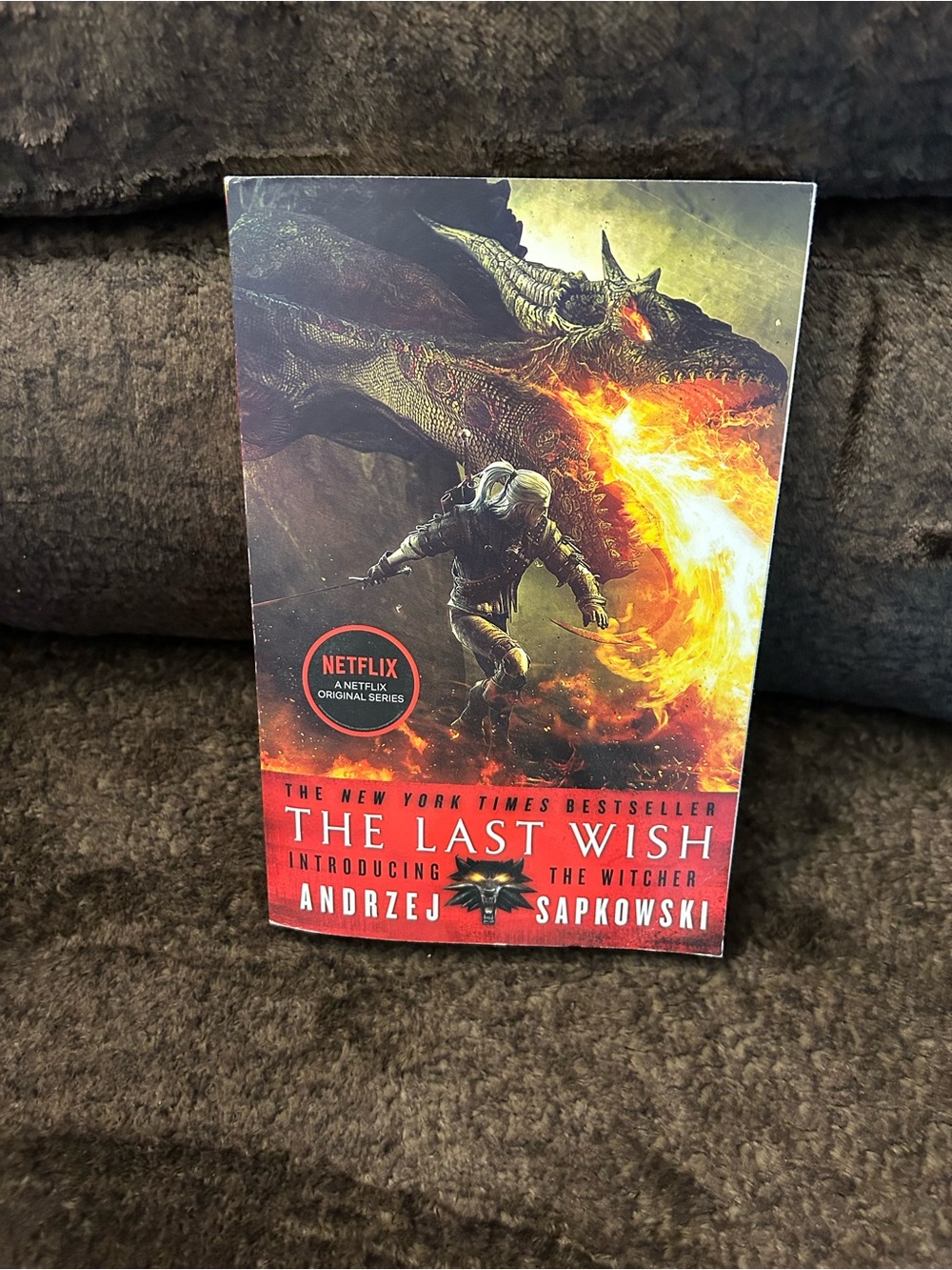 The Last Wish by Andrzej Sapkowski - Red & Black Cover